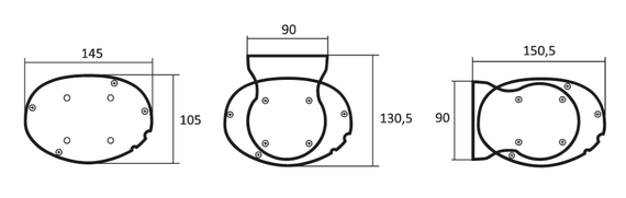 Kauber Blue Label Tensioned BT Cinema 113" 16:9 141x250 дроп 50 см. Gray Pro
