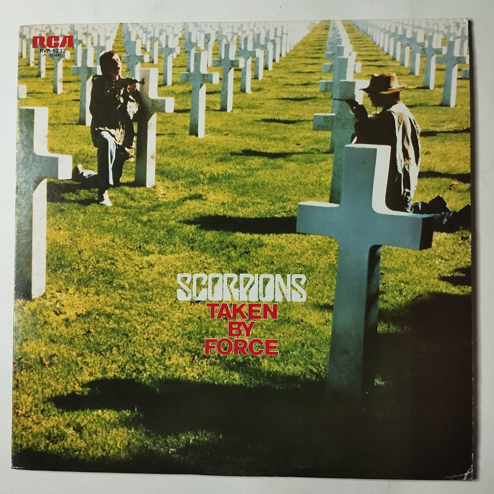Винтажная виниловая пластинка LP Scorpions Taken By Force (Japan 1978) (No Obi)