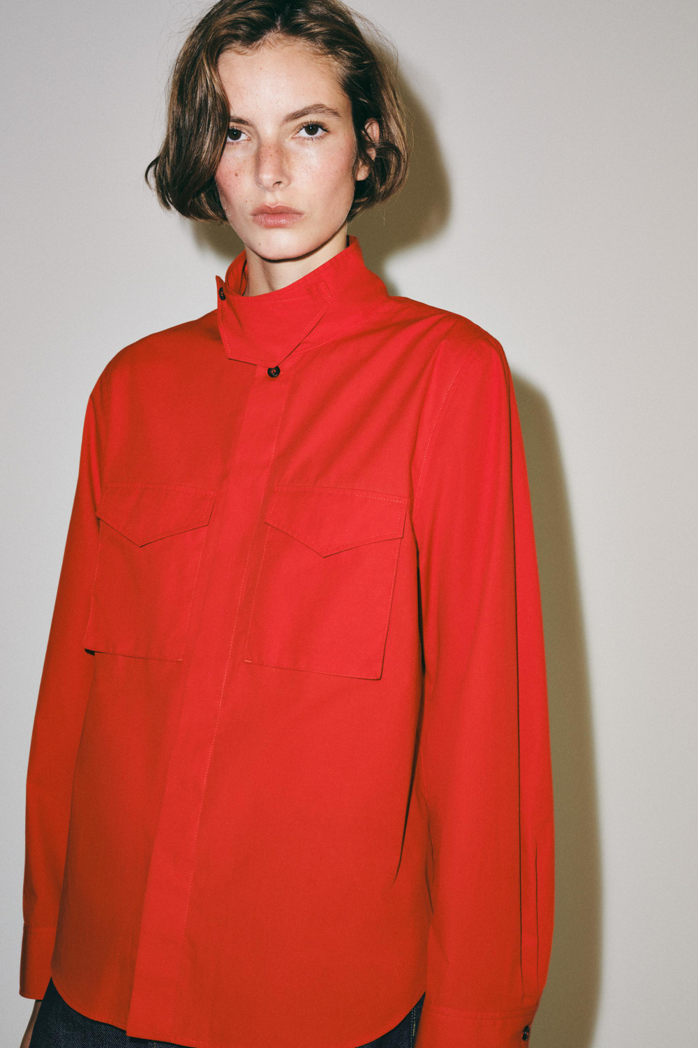 РУБАШКА С КАРМАНАМИ — ZW COLLECTION — ZARA