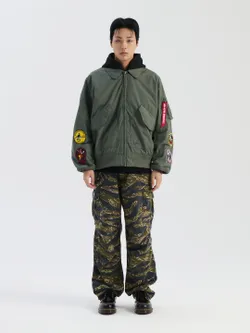 Ветровка мужская ALPHA INDUSTRIES CWU 36/P RELAXED PATCHED FLIGHT JACKET