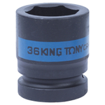 KING TONY (853536M) Головка торцевая ударная шестигранная 1", 36 мм