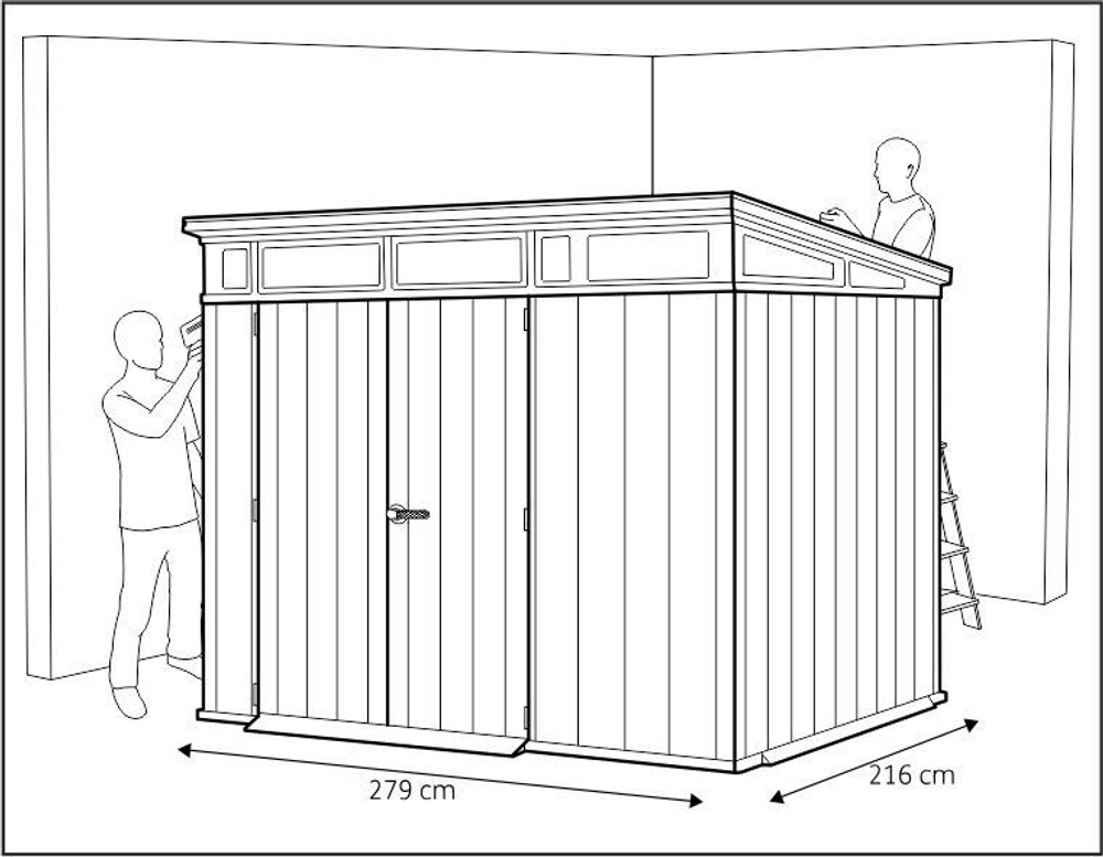 Садовый сарай Keter Artisan 9x7
