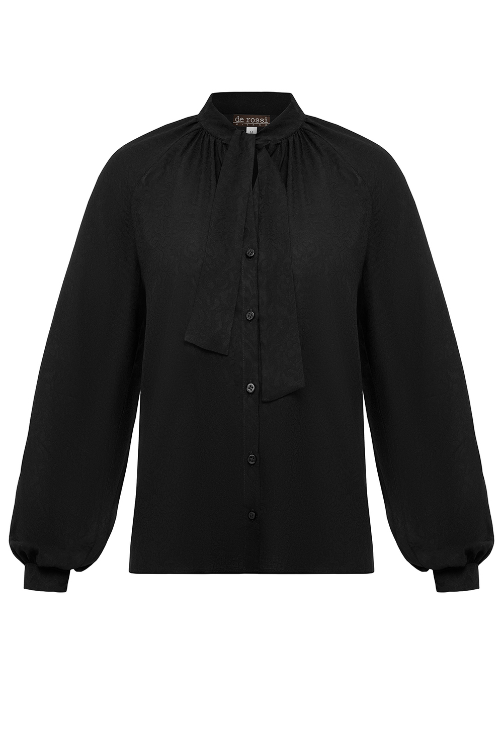 Блузка из вискозы с жаккардовым рисунком Nera