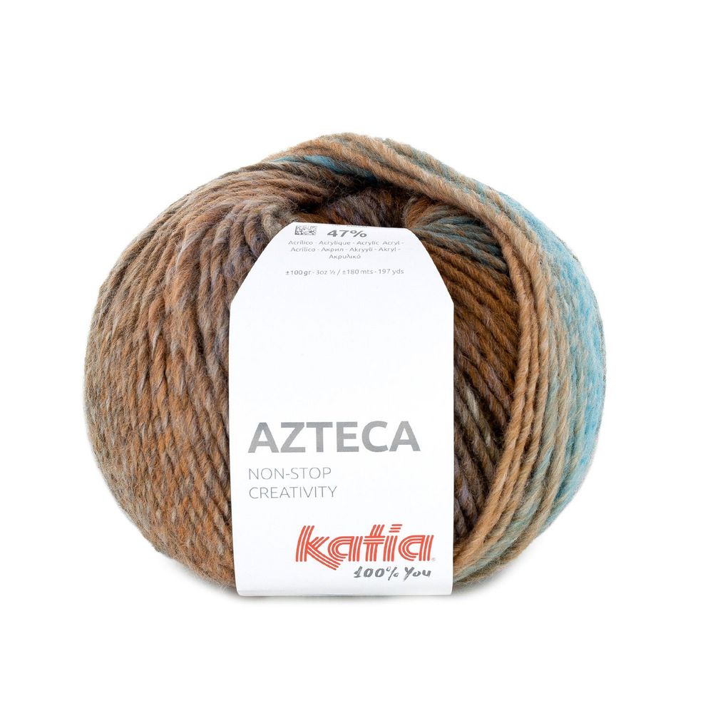 Пряжа Katia (Катя) Azteca / уп.10 мот. по 100 г, 180 м, 493.7889