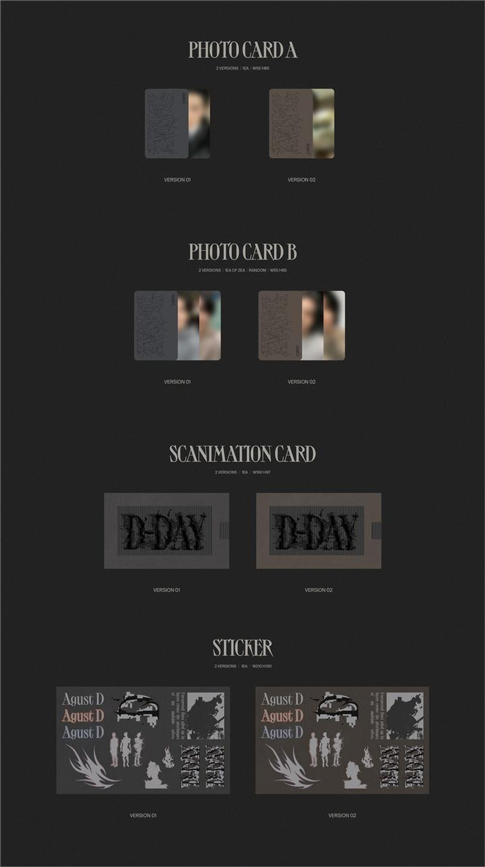 [Альбом] Agust D - D-DAY (Standard ver)