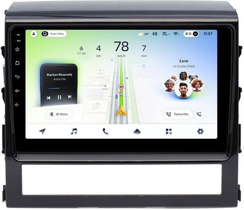 Магнитола для Toyota Land Cruiser 200 2015-2021 (без JBL) - Teyes CC4L-DTS монитор 9" IPS, Android 14, Быстрая, Snapdragon 662, CarPlay, 4G SIM-слот