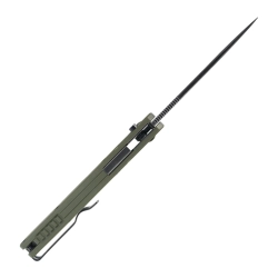 Нож складной SRM 221X-GP Blackwash (14C28N, OD Green G10)