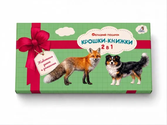 Крошки - книжки. Домашние и дикие животные