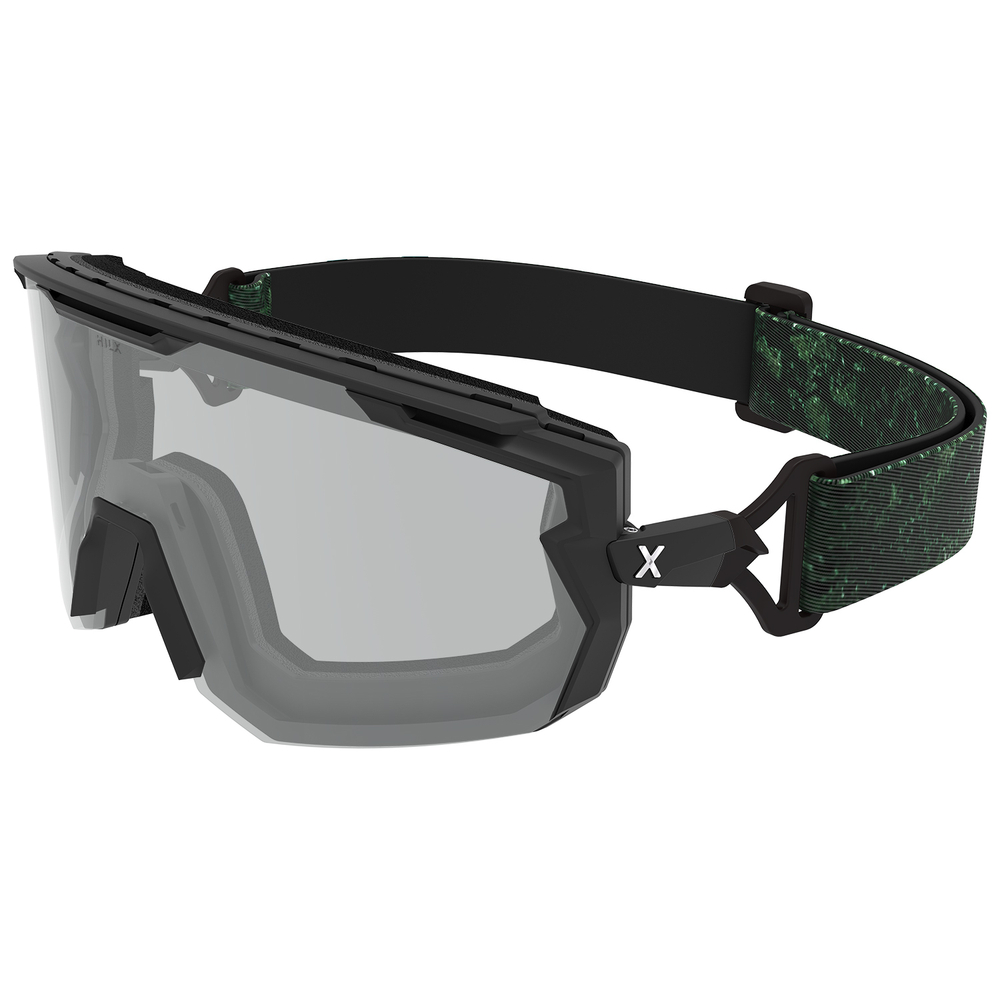 Спортивные очки HILX Samurai / Matt Solid Black / Black Polarized Lens + Clear Lens