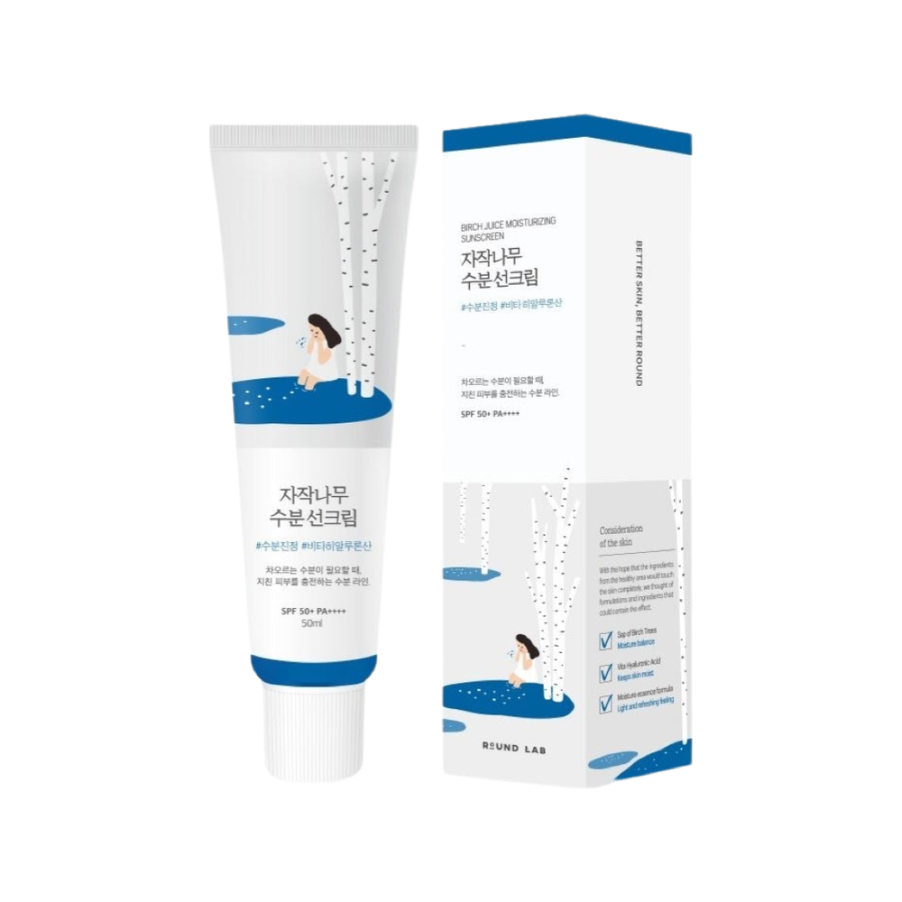 Round Lab Birch Juice Mousturizing SPF Увлажняющий спф