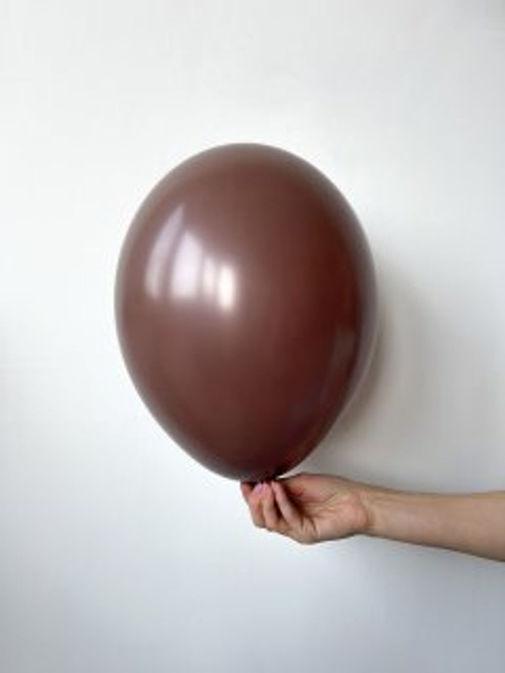 В Шар пастель 12"/ 30 см Экстра Cocoa Brown Коричневый (БГ-17) 