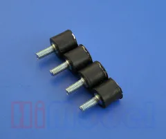 Амортизирующие винты для подвеса (4шт) D3mm x 4.5 + D5.6 x 7mm (демпферы)