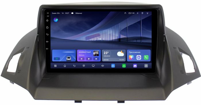 Магнитола для Ford Kuga 2 2013-2019 - Kuberg QLed, Android 14, TS105, Быстрейшая, CarPlay, SIM-слот