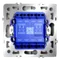 Переключатель перекрёстный двухклавишный Voltum S70 Белый матовый VLS020502