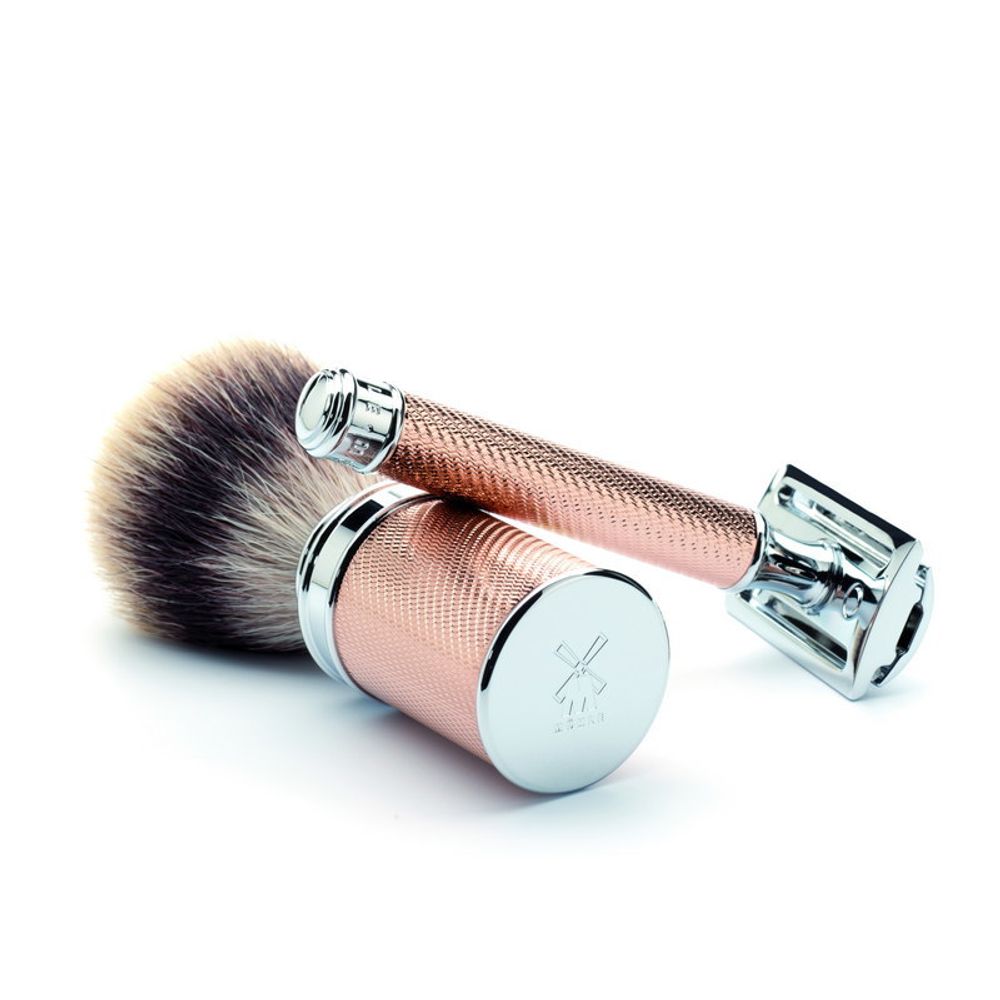 Т-образная бритва MUEHLE TRADITIONAL, розовое золото, closed comb (R 89 RG)