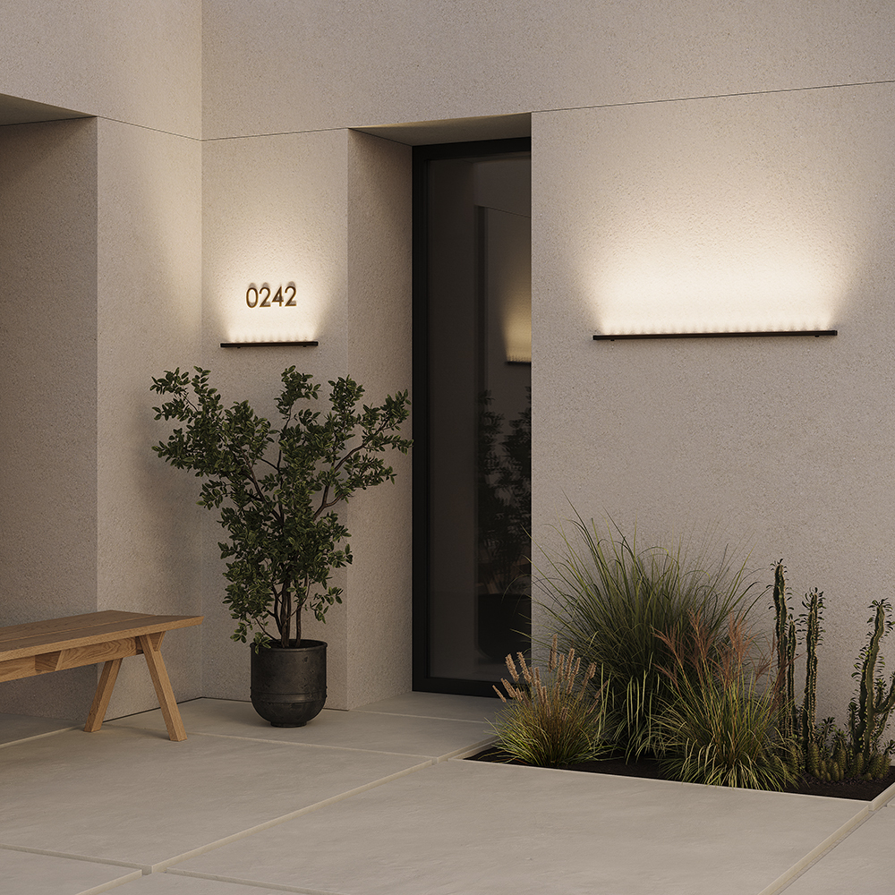 Уличный настенный светодиодный светильник Maytoni Stria O509WL-L9B3K