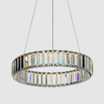 Citilux Чезаре CL338141 LED Люстра хрустальная с пультом Хром