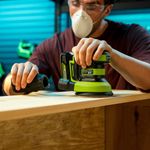 Эксцентриковая шлифмашина акк. Greenworks OS325, 24V, 125 мм, 5000-8000-11000 об/мин, амплитуда 2.4 мм,1х2Ач,ЗУ,кор (3100907CUA)