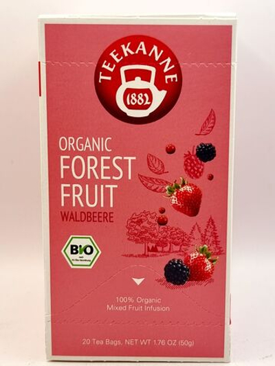 Чай фруктовый Teekanne ORGANIC FOREST FRUIT Лесные ягоды, 20 пакетиков, 50 г (из Финляндии)