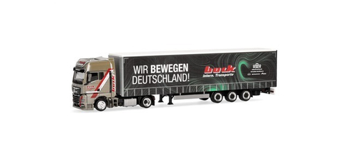 Грузовик MAN TGX GX, пп тент "Buck/We move Germany"