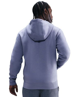 Мужская теннисная кофта Nike Club Full-Zip Fleece - world indigo/world indigo/white