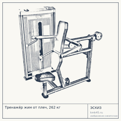 Тренажёр жим от плеч, 262 кг — от 193 000 ₽