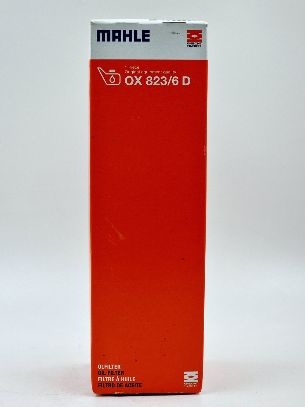 MAHLE Фильтр масляный Knecht OX823/6D 1 шт для Mercedes-Benz ( Австрия)