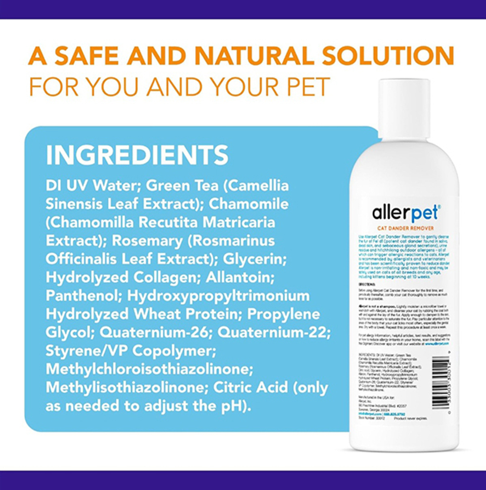 Allerpet Cat Dander Remover 355 мл