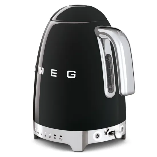 Электрический чайник SMEG KLF04BLEU, черный
