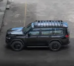 Платформа на крышу с люстрой для Toyota Land Cruiser LC300 2021-2024+ Крузак оффроуд багажник на крышу доп свет