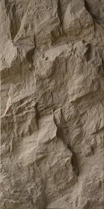 НЛ-07, Полиуретановая панель под камень, Золотой песок / PU ROCK STONE GOLD HEMP HL- 07