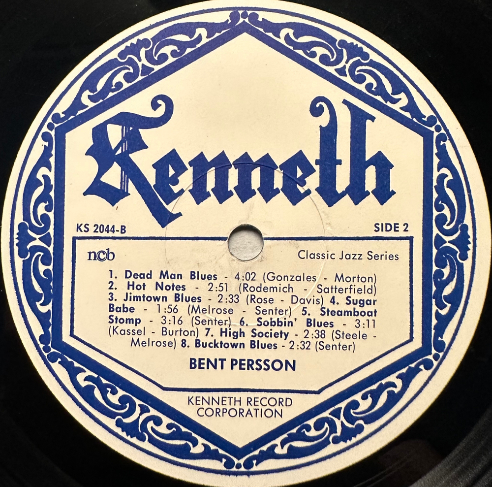 Bent Persson - Louis Armstrong's 50 Hot Choruses For Cornet As Recreated By Bent Persson, Volume 1 (Швеция 1979г.)