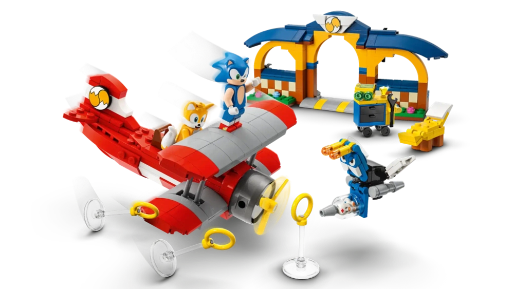 Конструктор LEGO Sonic the Hedgehog 76991 Мастерская Тейлза и самолет "Торнадо"