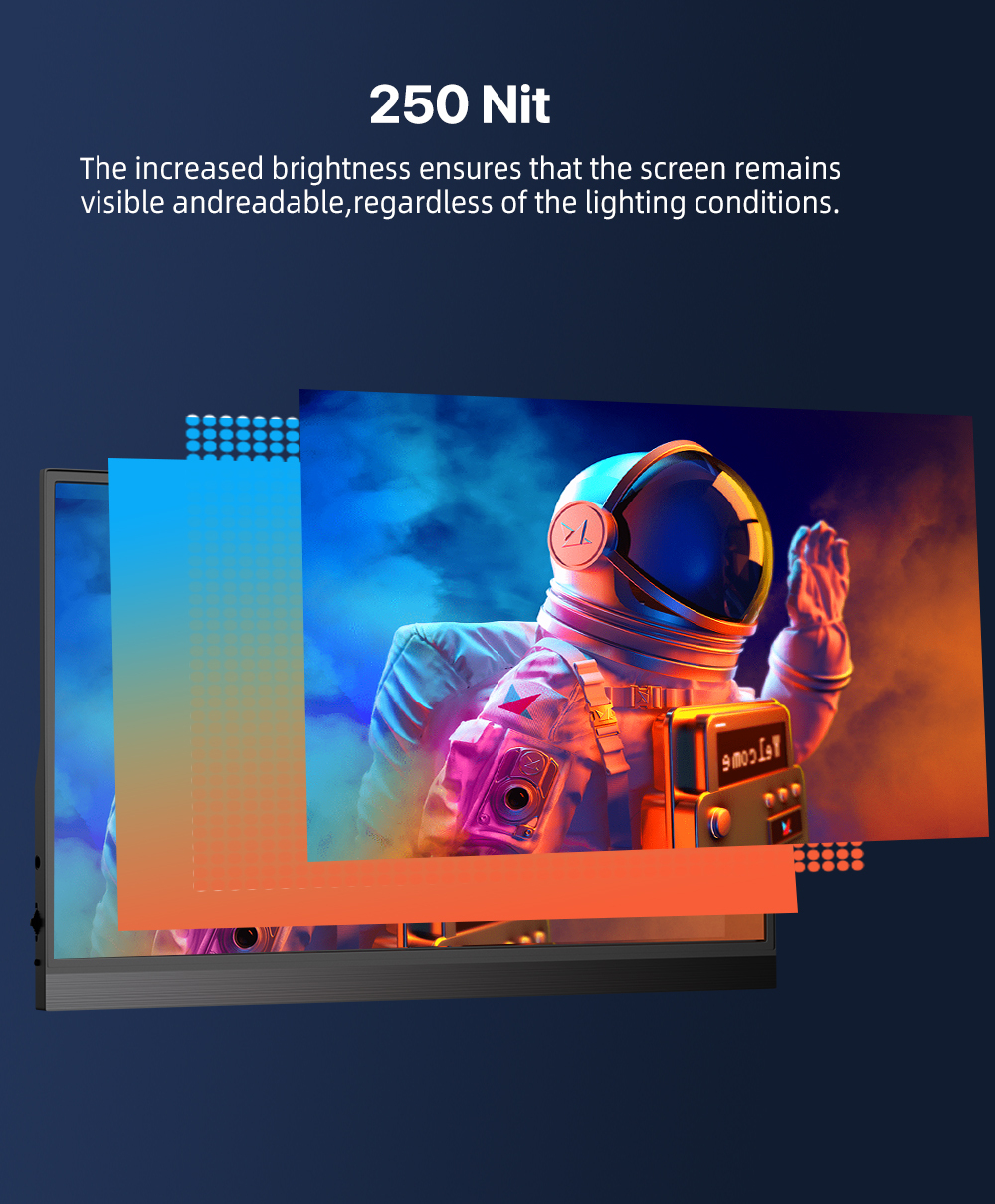 15.6" Портативный монитор с магнитным чехлом Usetup R01 FHD IPS 1920x1080, 60 Гц