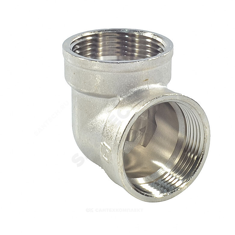 Угольник латунь никель Ду 40 (1 1/2") ВР/ВР SantechSystems