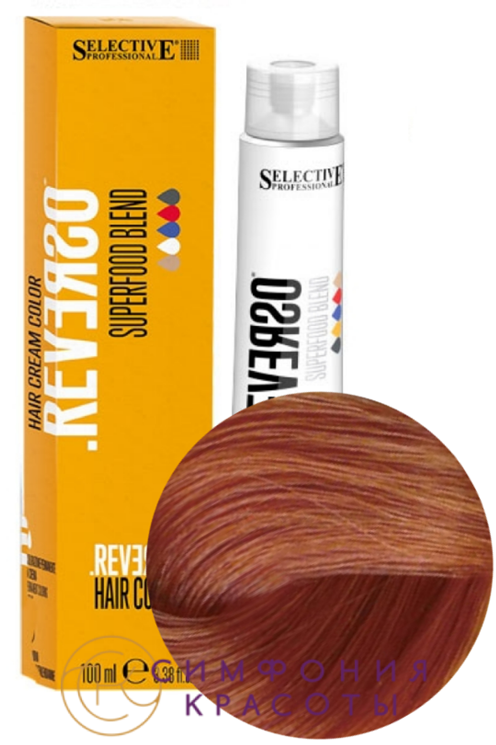 8.4 "Reverso Hair Color"Светлый блонд медный 100мл