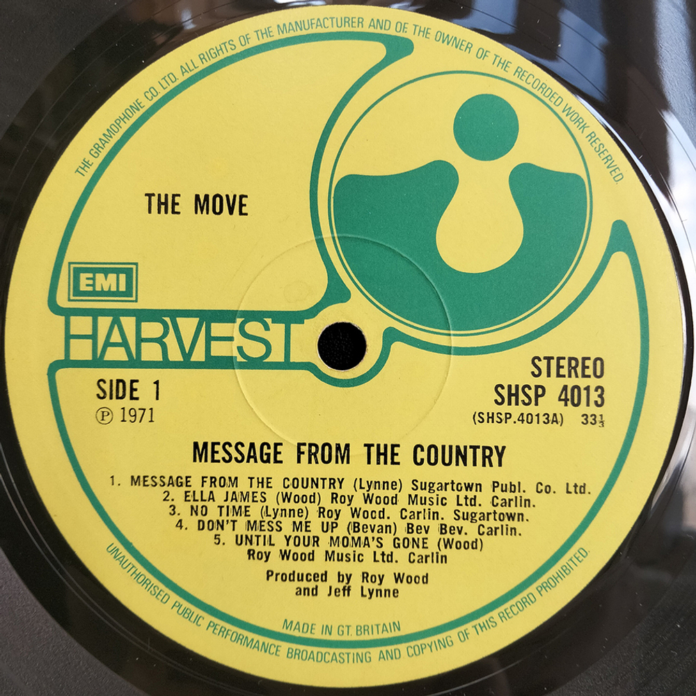 The Move / Message From The Country (LP)
