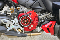 CA511 CNC RACING CLEAR WET CLUTCH COVER (P V2, SF V2, MTS V2 2025)