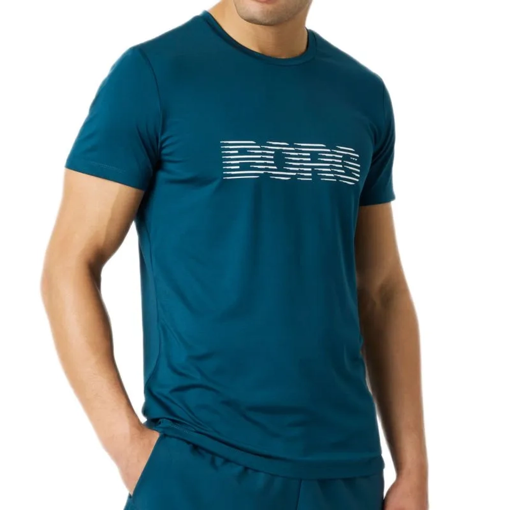 Мужская теннисная футболка Björn Borg Graphic - reflecting pond