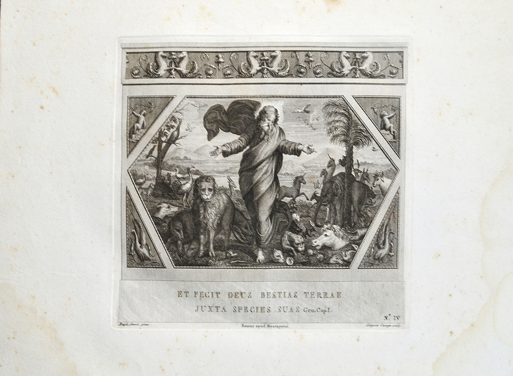 Библия Рафаэля Санти. Гравюры. 1790