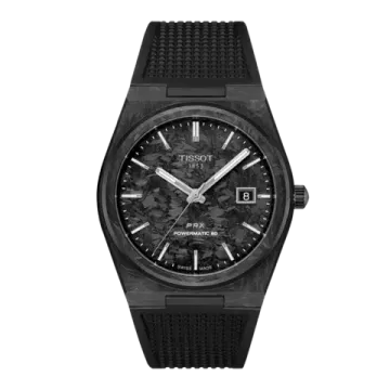 Tissot T137.907.97.201.00 мужские часы Tissot PRX Carbon Powermatic 80
