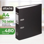 Папка-регистратор Attache Selection (Bantex) Economy 70 мм чёрная бумвинил/бумага