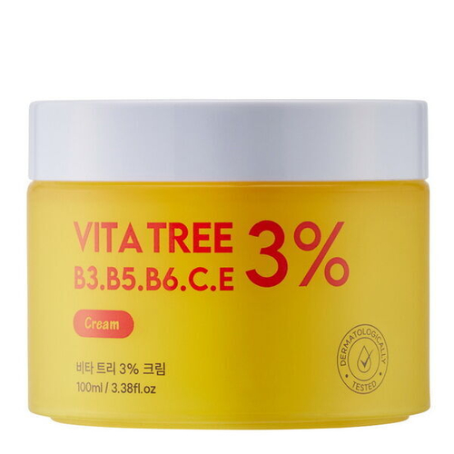 Осветляющий крем для лица с витаминами ShinCos.Lab Vita Tree B3/В5/В6/С/Е 3% Cream, 100мл