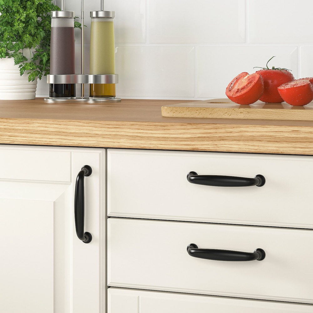 IKEA ENERYDA (ИКЕА ЕНЕРЙДА) — Рукоятка, черная, 112 мм, фото 2