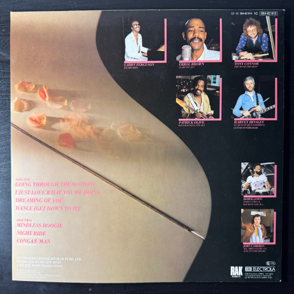 Hot Chocolate ‎– Going Through The Motions (Германия 1979г.)