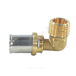 Угольник для МП/PE-X труб латунь пресс Дн 20х1/2"х90гр НР RM127 Giacomini RM127Y037