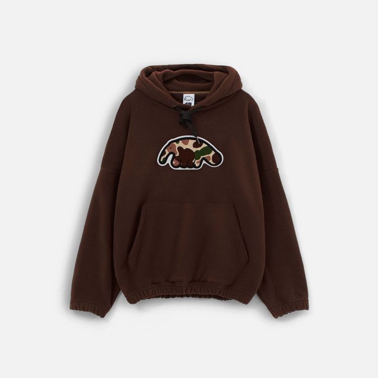 Худи Anteater Hoodie-Fleece Camo Logo, коричневый
