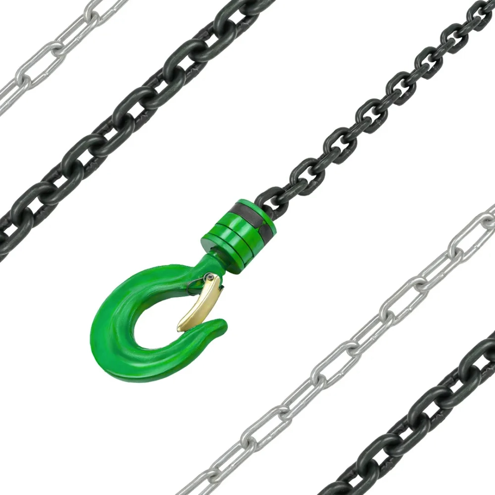 Лебедка механическая подвесная c фиксацией цепи натяжения, 1 т (длина цепи - 2,5м) RockForce##Rock FORCE RF-TRC9010