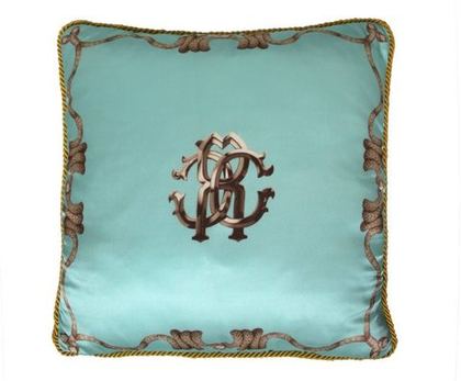 Подушка декоративная 40х40 Roberto Cavalli Firenze Turquose