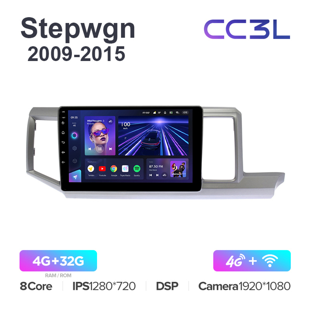 Teyes CC3L 10,2"для Honda Stepwgn 2009-2015 (прав)